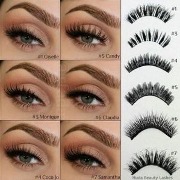 Huda Beauty Claudia No 6 False Strip Lashes - Picture 3 of 7